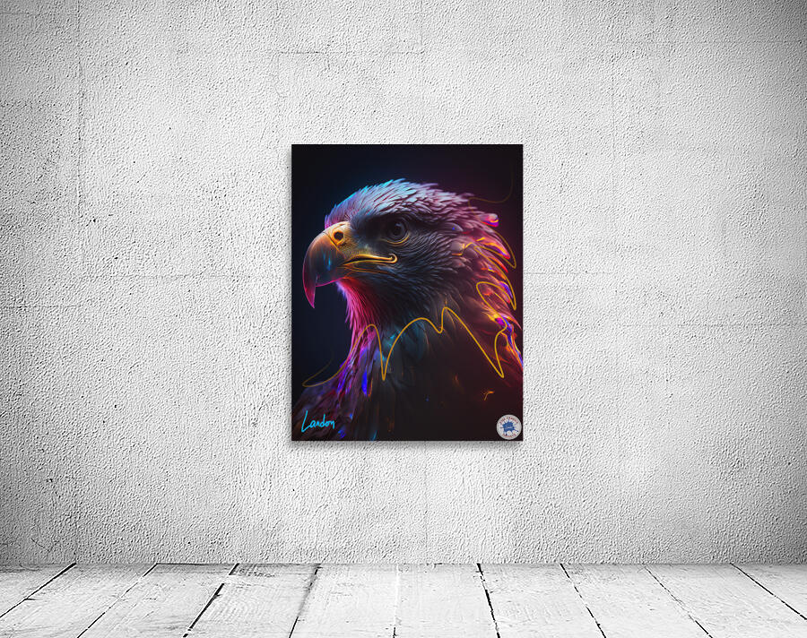 Hyper realistic Eagle Wall Preview