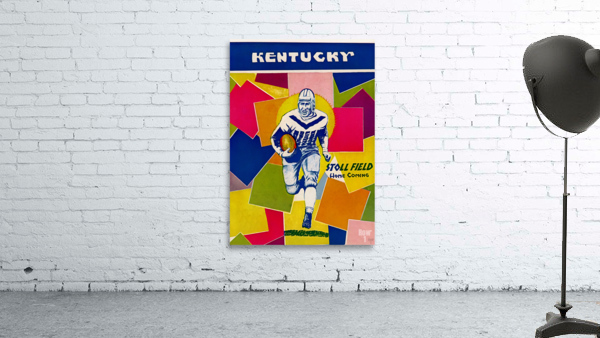1932 kentucky football art remix Wall Preview