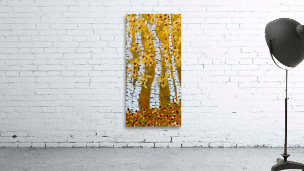 Autumn Birches Wall Preview