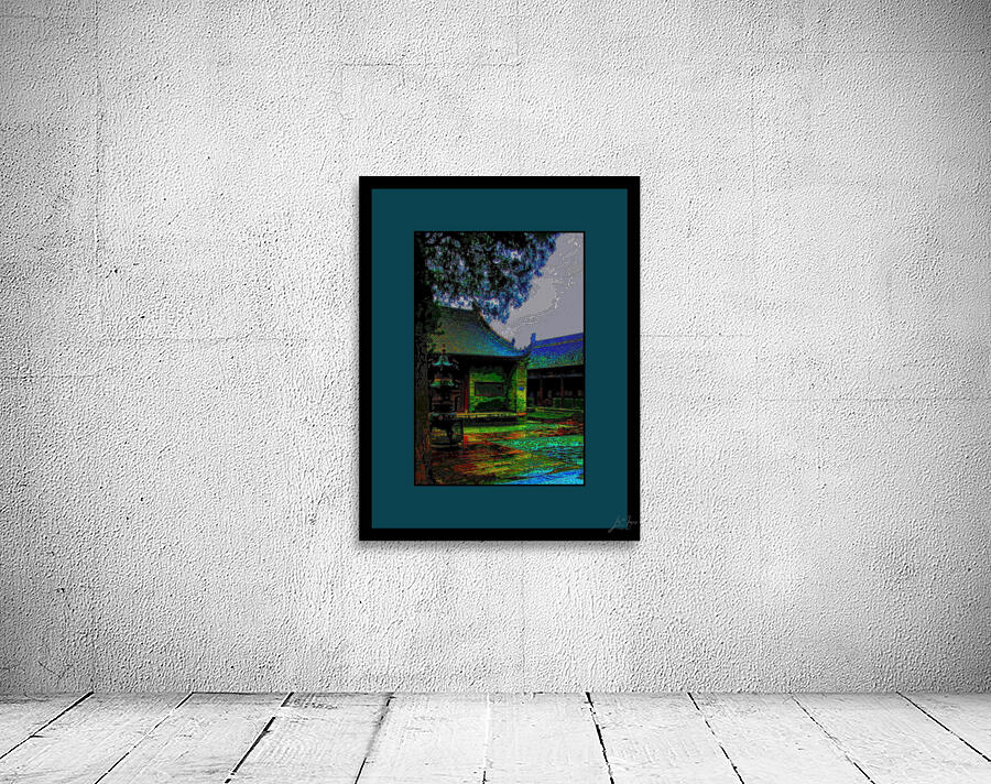 INSENSE BURNER IN CHINESE COURTYARD Wall Preview