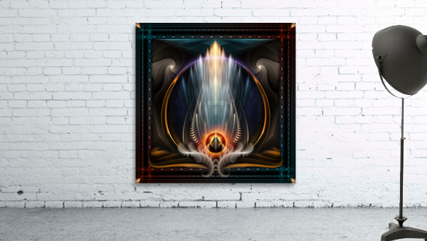 Imperial View Fractal Art Composition by Xzendor7 Wall Preview