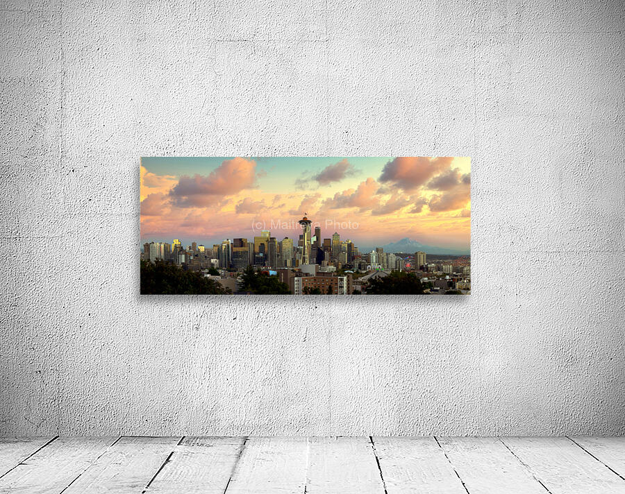 Seattle Skyline I - Color Wall Preview