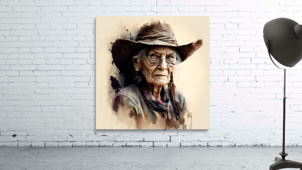 Wild West old woman no.6 Wall Preview