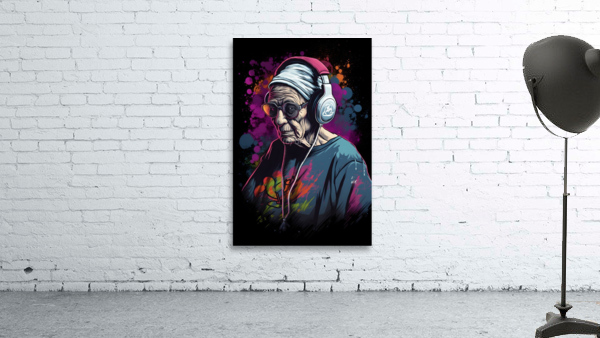 Graffiti old woman no.5 Wall Preview