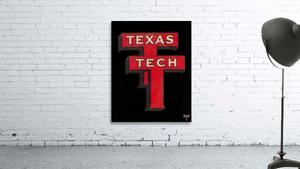 Vintage Texas Tech Art Wall Preview