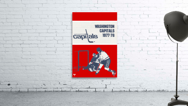 Retro Washington Capitals Poster Wall Preview