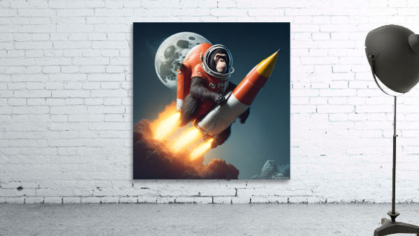 Ape to the moon 2 by Ritchie Dee