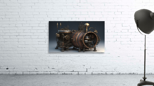 Steampunk Musical Instrument 4-4 by Ritchie Dee
