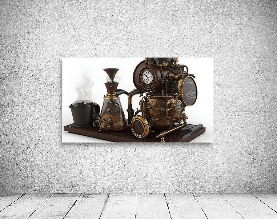 Steampunk Barista 1-2 by Ritchie Dee