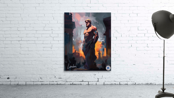 Statue of Zeus at Olympia 2 Wall Preview