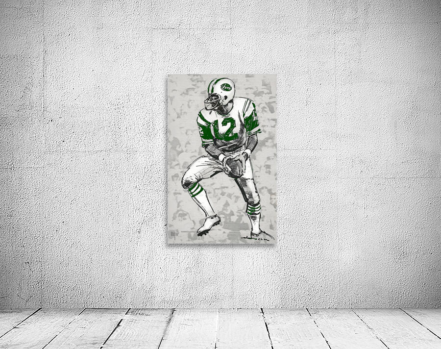 1969 New York Jets Joe Namath Art Wall Preview