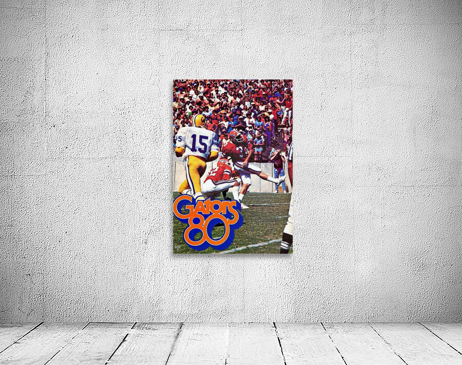 1980 Florida Gators Football Art Remix Wall Preview