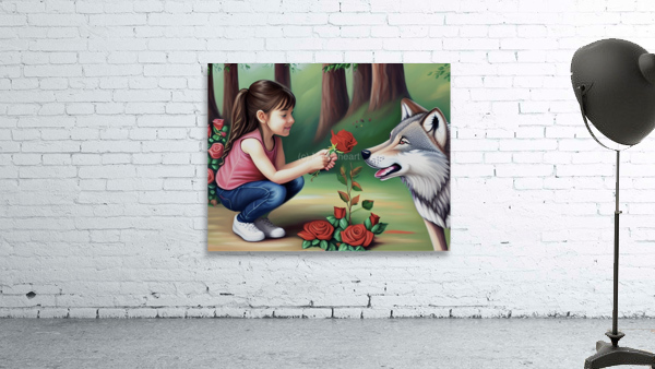 Wolf Love 4 Wall Preview