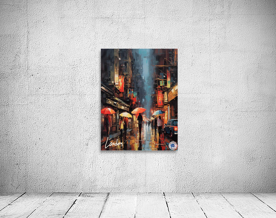 Umbrella Parade 3 Wall Preview