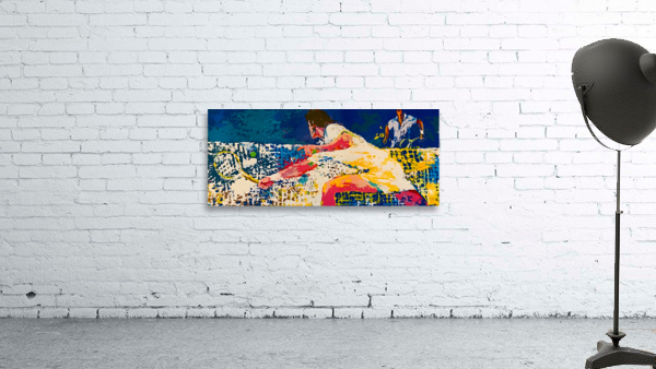 The Net Shot Tennis Art by LeRoy Neiman Wall Preview