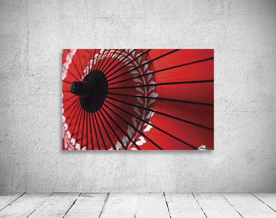 Japanese red umbrella; Kyoto, Japan by PacificStock