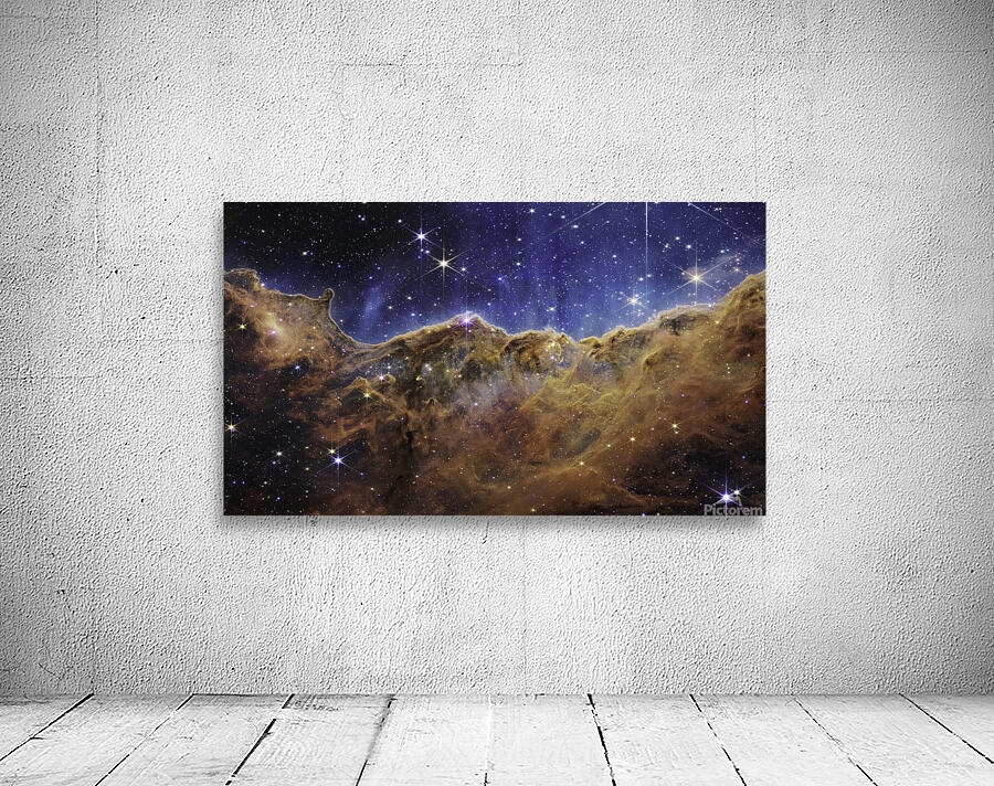 Cosmic Cliffs” in the Carina Nebula NIRCam Imag Wall Preview