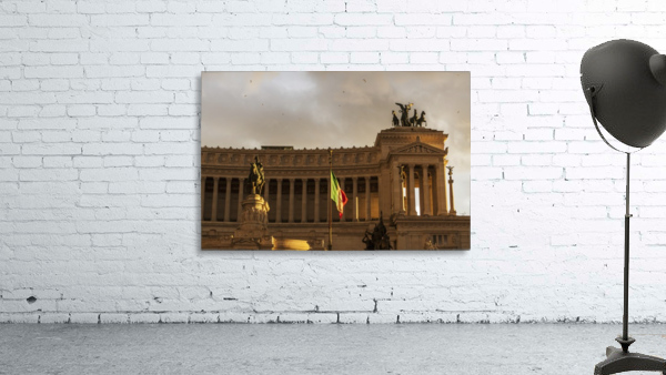 Statue of Victor Emmanuel; Rome, Italy Wall Preview
