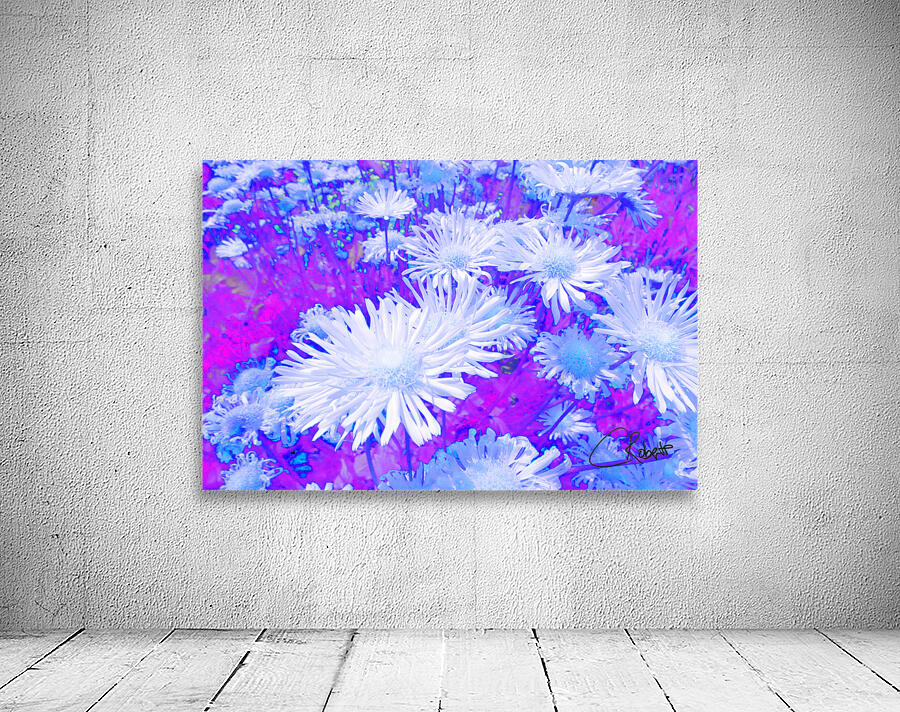 Summer Inverted Yellow Daises  Wall Preview