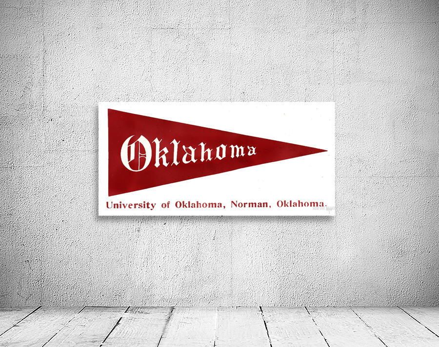 1906 University of Oklahoma Pennant Art Wall Preview