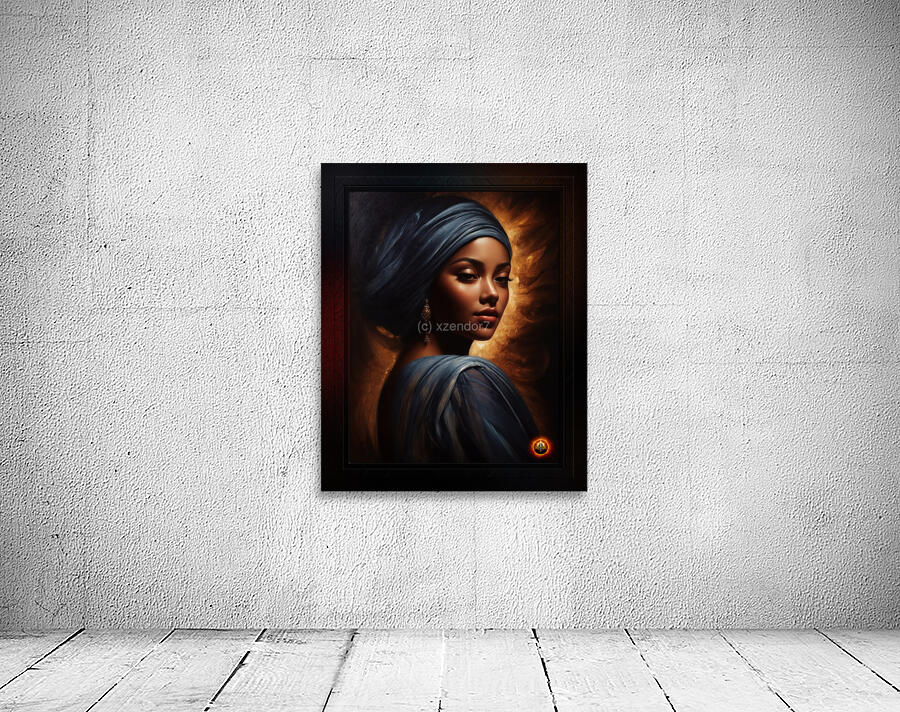 Portrait Of Xzandia Beautiful AI Concept Art by Xzendor7 Wall Preview