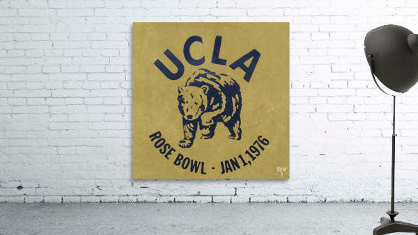 1976 UCLA Bruins Rose Bowl Art Wall Preview