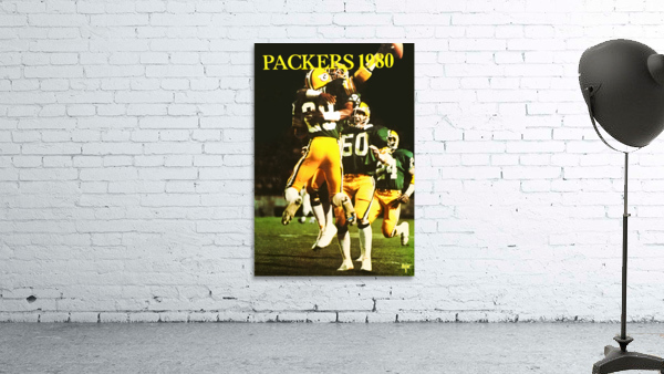 1980 Green Bay Packers Football Art Wall Preview