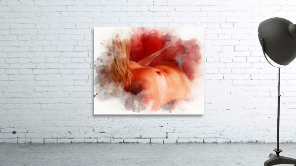 Reclining Nude Series 1 - Image 1 - Version 1 by Wayne C Allen