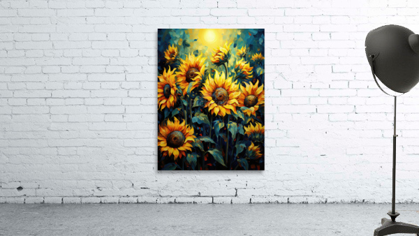 Floral Fugue: Vibrant Visions Wall Preview