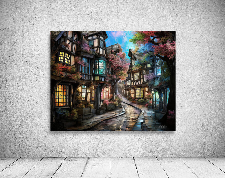 Cobblestone Street  Wall Preview