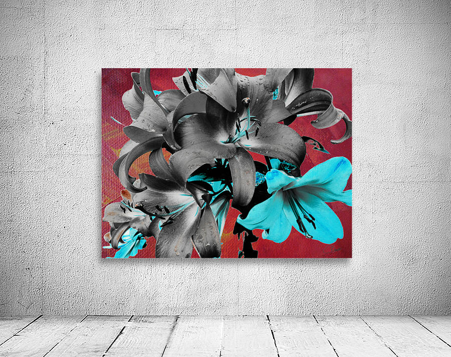  Darkly Inverted Poster Colour Lilies Wall Preview