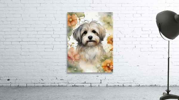 Cute Havanese Dog 1 Wall Preview