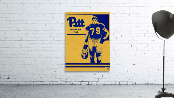 1984 Pitt Panthers Football Art Wall Preview