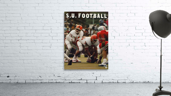 1980 Syracuse Football Art Wall Preview