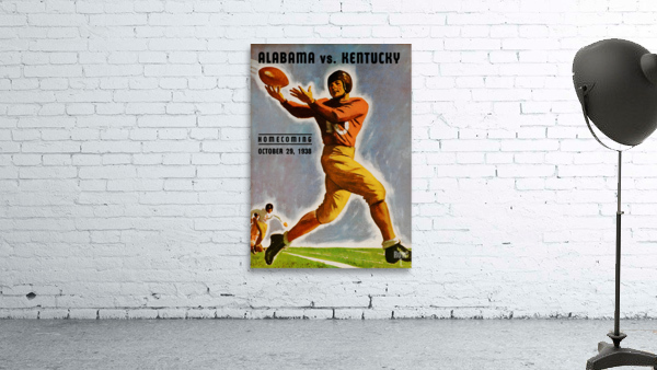 1938 Alabama vs. Kentucky Wall Preview