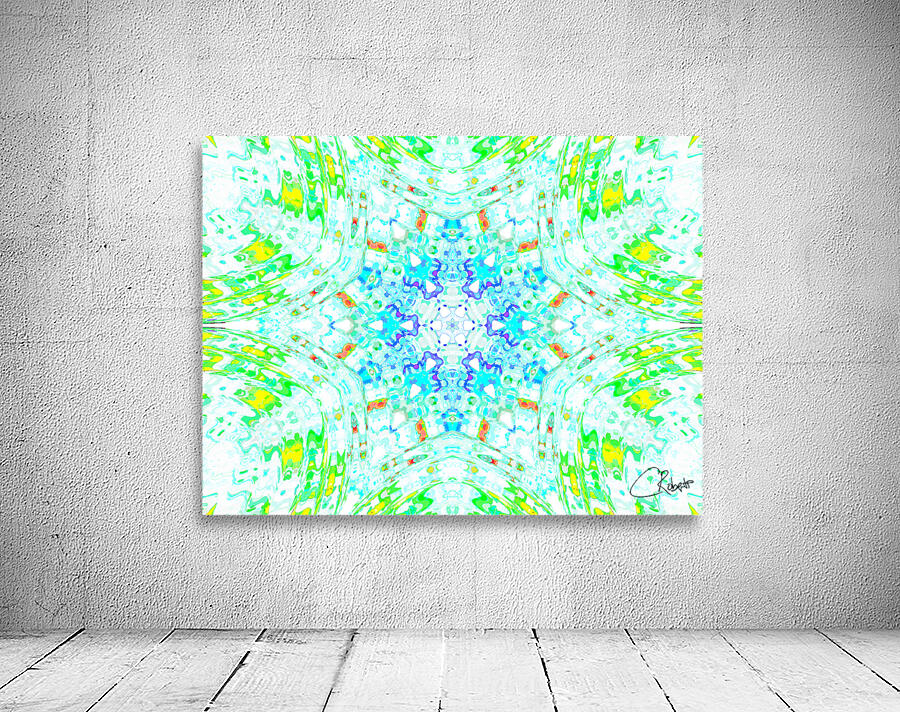 Vibrant Kaleidoscope Wall Preview