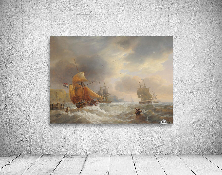 A stormy day of the sea Wall Preview