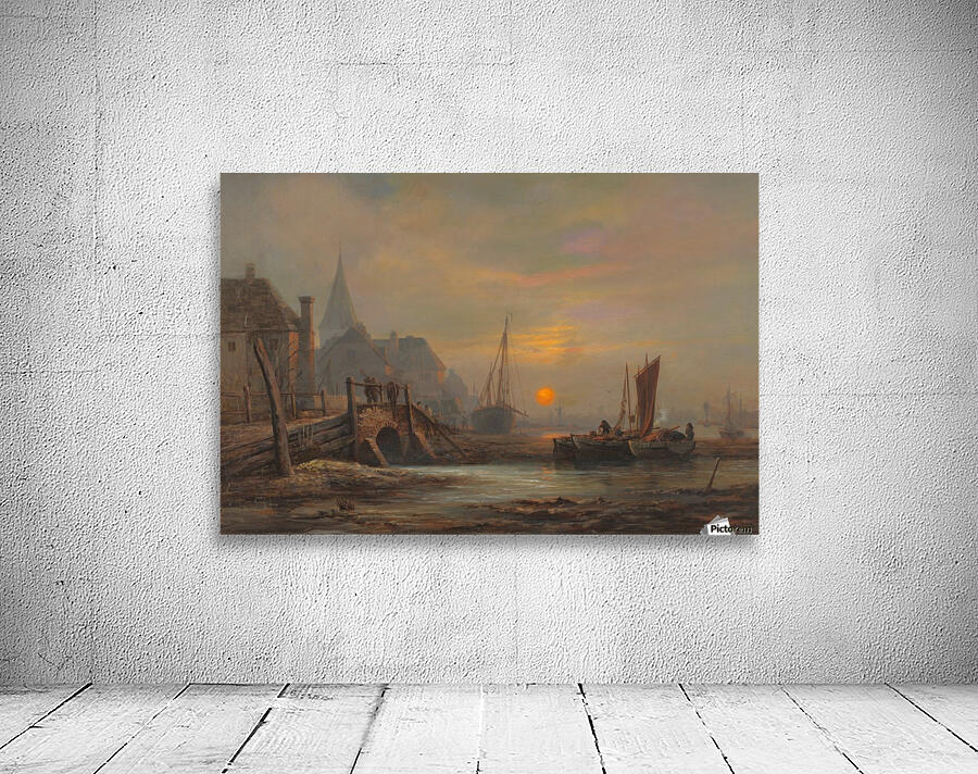 Preparation of fishing boats, Low Countries Wall Preview