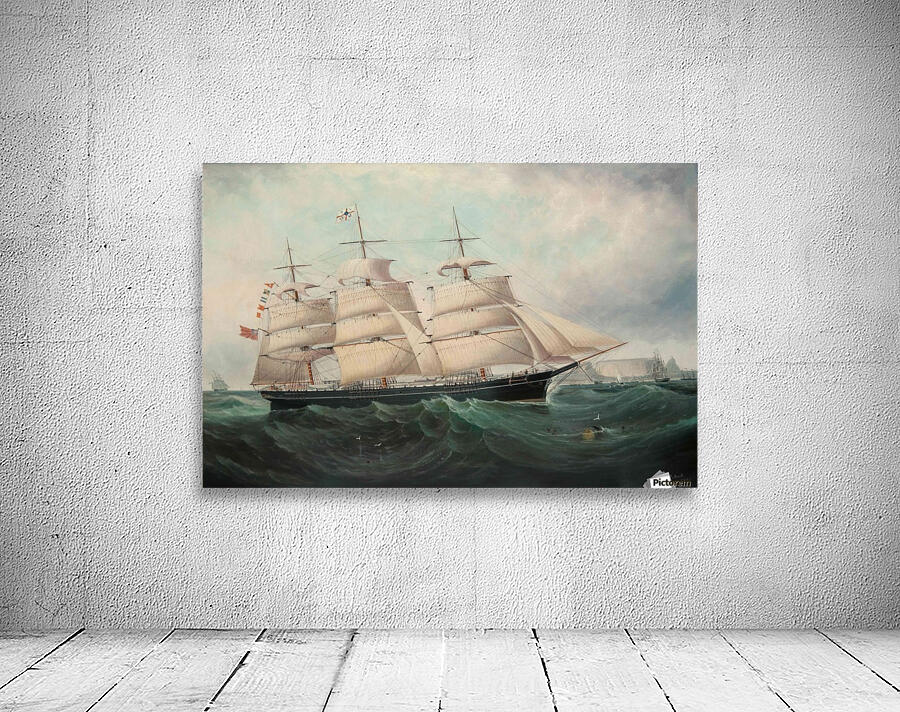 A large boat by the sea Wall Preview