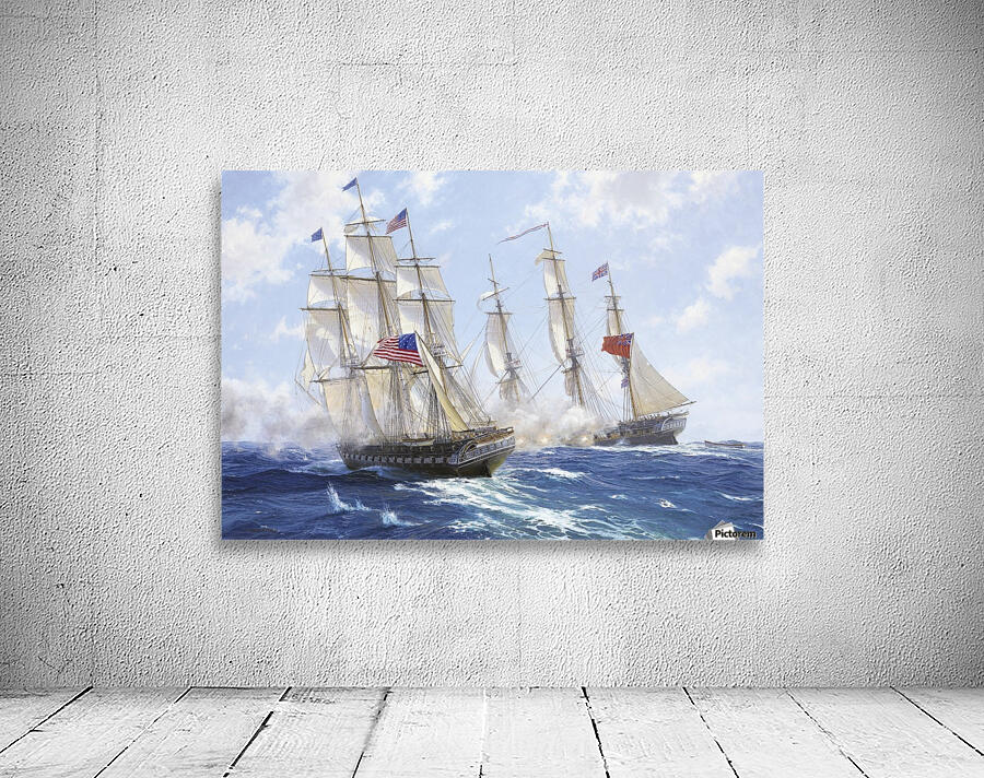 American boats by the sea Wall Preview