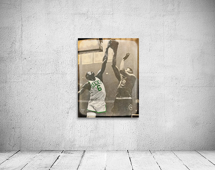 Vintage Boston Celtics Viewfinder Art Wall Preview