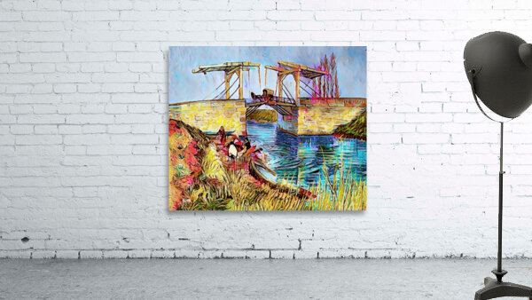 the langlois bridge dig oil Wall Preview