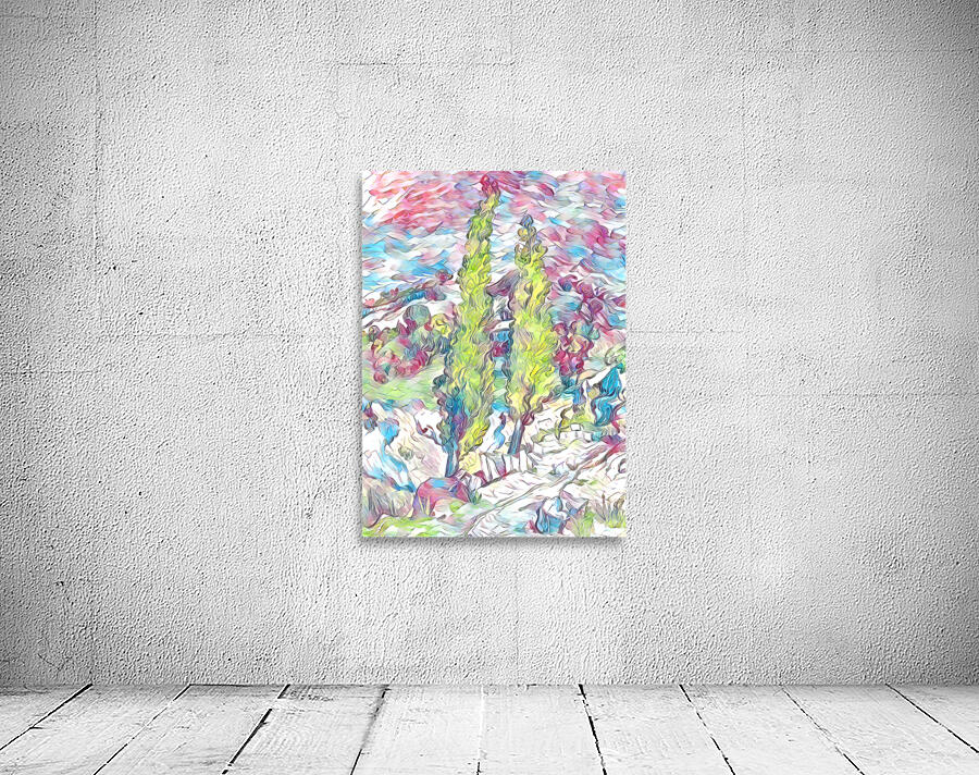 van gogh dig watercolor Wall Preview