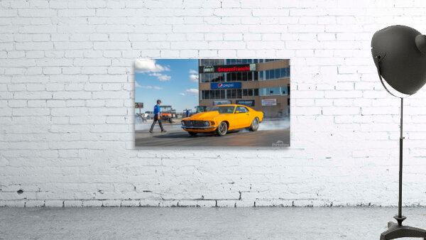 Rizner Racings 1970 Pro Street Mustang Fastback Burnout at Bandimere ...