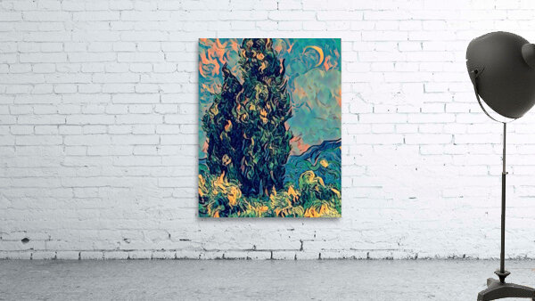van gogh cypresses 4 by Van Gogh by ArteFinoArt