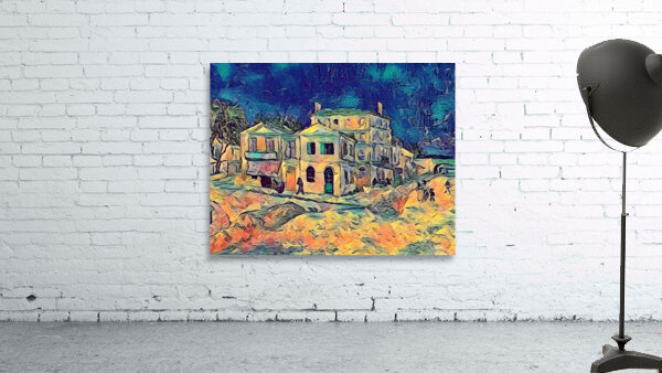vincent van gogh house 5 by Van Gogh by ArteFinoArt