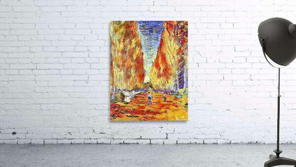 Van gogh lallee des alyscamps 6 Wall Preview