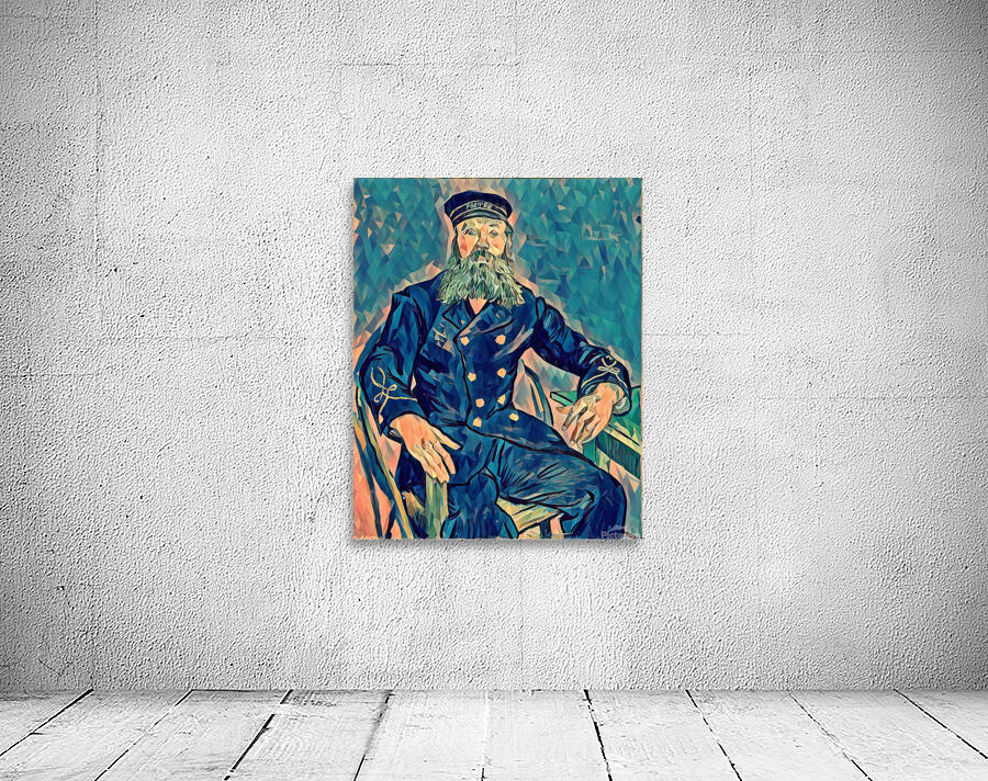 Portret van de postbode Joseph Roul 6 by Van Gogh by ArteFinoArt