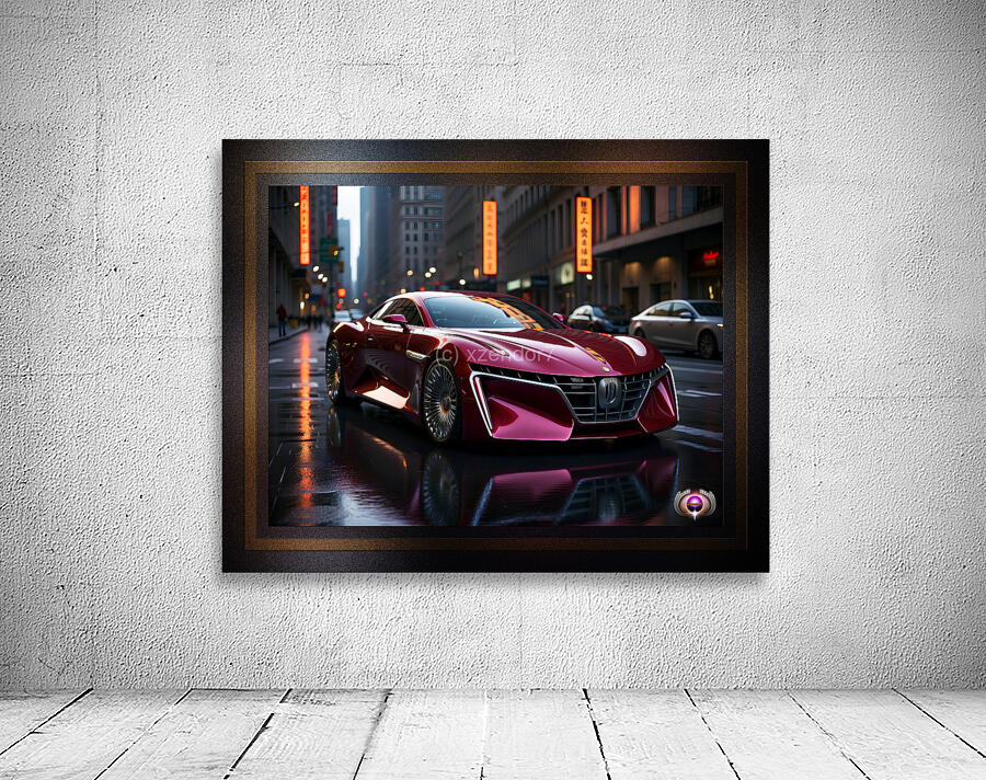 Astrada A17595 Ruby Red High Performance Luxury Sports Coupe AI Concept Art by Xzendor7 by xzendor7