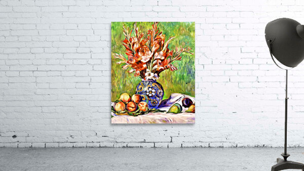 renoir flowers and fruit digitized by Renoir by ArteFinoArt